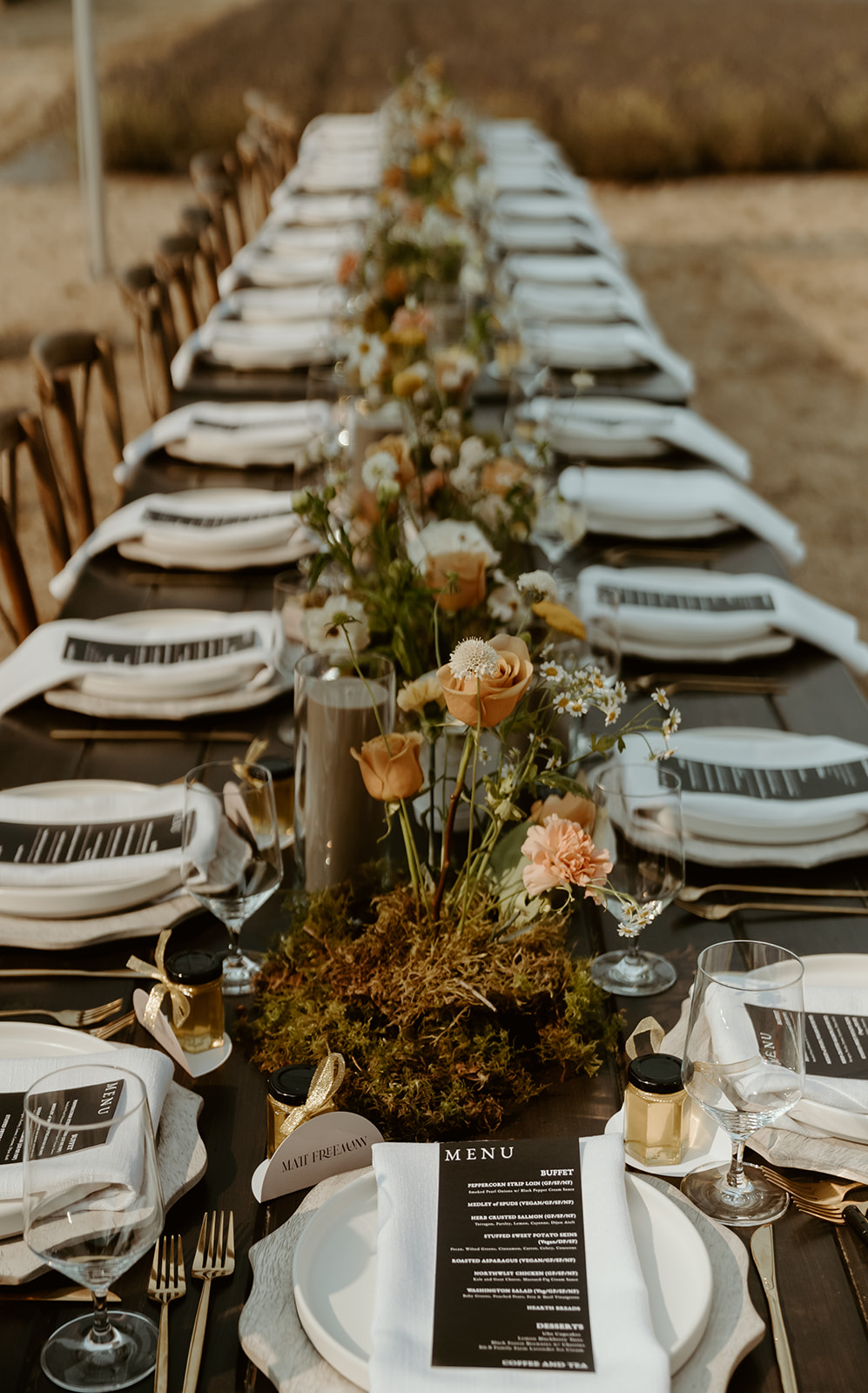 carey + devon – lavender farm wedding