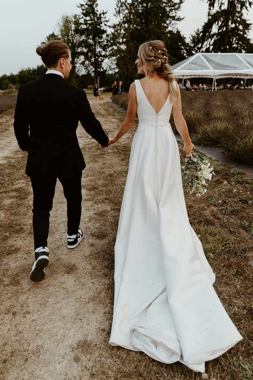 carey + devon – lavender farm wedding